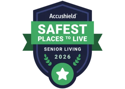 Charter Senior Living of Dedham Recognized as Safest Places to Live™ for 2026